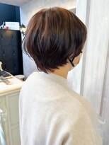 キャアリー(Caary)&nbsp;福山人気ゆるふわニュアンスパーマ20代30代ショートヘアイルミナ