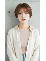 ニューヨークニューヨーク 南草津店(NYNY) マッシュショートx透明感ブラウン