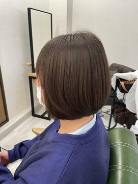 ビビ バイ マグ 岡谷店(bivi by Mag) 細毛ふんわりボブ/40代/根元から髪質改善艶