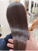 梅雨 艶髪ストレートロング ケラチントリートメントストレート