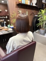 アオイ(Aoi)&nbsp;切りっぱなしボブ×髪質改善でまとまる艶髪に♪