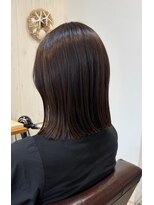 ファシーノ(FASCINO)&nbsp;ダークグレイ×重ためボブ