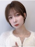 ハイライト髪質改善オリーブグレーココアベージュ黒髪クラゲヘア