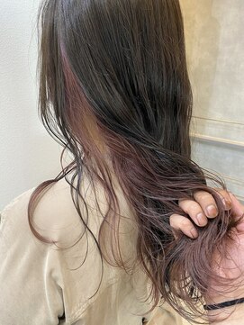 VIM hair 西原店【ヴィム ヘアー】【10月中旬 OPEN（予定）】 耳かけ大人かわいいモーヴカラー艶カラー30代40代50代