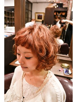 シェリー(Cherie) ボブ ショートボブ マッシュボブ デジタルパーマ 外人風