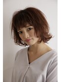 【adorable】顔周りレイヤーで小顔♪柔らか揺れるボブスタイル