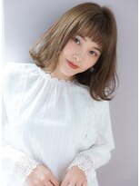 【GARDEN西川】斜めバングブランジュ・外ハネ切りっぱなしボブ