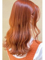 ユーフォリア 新宿通り(Euphoria)&nbsp;【euphoria】アプリコットオレンジ＊KPOPアイドル風