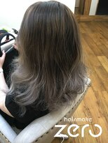 ヘアメイクゼロ 坂戸駅前店(hairmake zero)&nbsp;ダブルカラー　グラデーション　ホワイトアッシュ