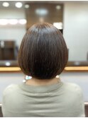 艶髪縮毛矯正カラークセストパー CTFカラーと縮毛矯正を同時施術