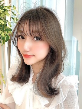 ロンド ロビン 栄(Lond robin) 【Lond robin】河野まい　縮毛矯正/ストレート/くすみブルー