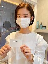 ヨーク(YOKE)&nbsp;【YOKE】ショートボブ/グレージュ