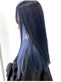CIERA.インナーカラー×くすみブルー