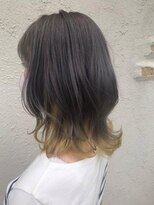 アルピナ 前橋店(alpina)&nbsp;シルバー×イエローインナーカラー