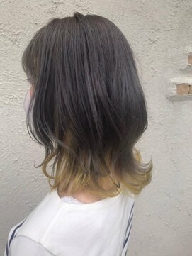 アルピナ 前橋店(alpina) シルバー×イエローインナーカラー