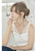 大人かわいい ゆるふわ お団子 シニヨンアレンジ 綾瀬クレド