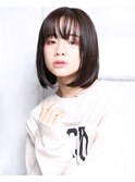 大人可愛い20代30代40代小顔 暗めカラー I1