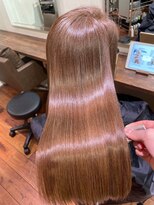 キュア 表参道(CURE)&nbsp;黒髪/グレージュカラー/ココアベージュ/ヘルシーロング[表参道]