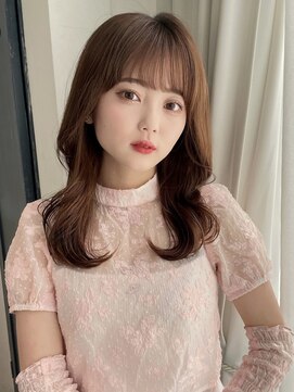 美容室 パルス 静岡鷹匠店(PALS) ショコラアッシュ/韓国風/ツヤ髪/ふんわりカール/髪質改善