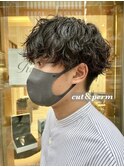 【韓国/波巻き】ツーブロ×ツイストスパイラル
