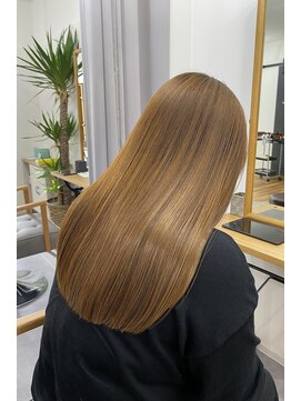 イニット 奈良新大宮(init.) 20代 30代 40代 アースカラー レイヤーロング ベビーピンク