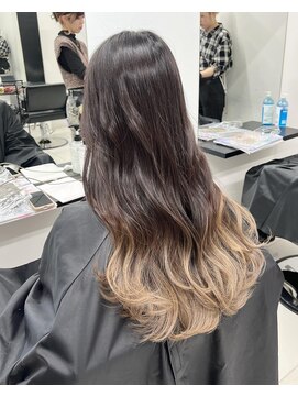 アライブ キチジョウジ(ALIVE Kichijoji) 【ALIVE吉祥寺】ミルクティーベージュグラデーションカラー