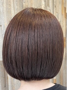 ウル 表参道(HOULe) バイカルテ レイヤー 髪質改善 ベージュ 酸熱トリートメント