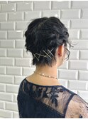 ショートボブ×ヘアアレンジ