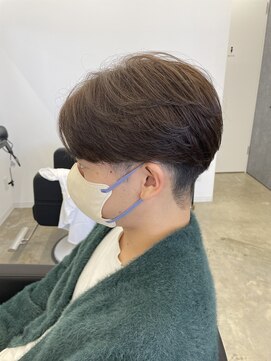 ラッドバイプティパ(rad...by petit-pas) ☆メンズ/センターパート×ニュアンスパーマ/水戸/学割/マッシュ