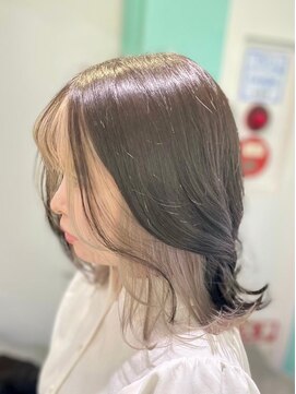 マティーナ ヘアー 池袋(Matina hair) 【ホワイトベージュイヤリングカラー】20代30代40代50代