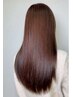 プレミアム髪質改善ストレート+カット￥17100
