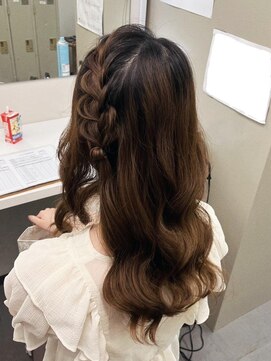 クランルシェ(clan luce) 編みたらし / 心斎橋ヘアセット