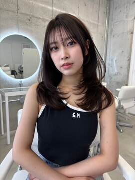 アイシー 表参道(ICY) 韓国くびれヘア　レイヤーカット　【KAYAMA】