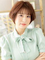 カバーヘア ブリス 大宮西口(COVER HAIR bliss) ひし形シルエットベージュピンクガーリーボブa大宮20代30代40代