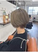 丸み大人奥行きショート美シルエット艶サラ髪20代30代40代