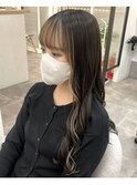 ベージュのインナーカラー