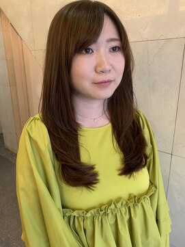 大須賀美容室 けやき通り店 顔周りレイヤーカット