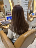 ことりベージュミルクティーベージュシースルーカラー大人可愛い