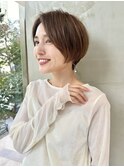 大人ショート/前髪長めショート/ハンサムショート/30代40代50代