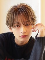 オーシャントーキョー サニー 原宿(OCEAN TOKYO Sunny)&nbsp;フェザーパーマハイトーンカラーシースルーマッシュグレージュ