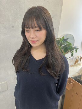 ネオリーブカフ 鶴ヶ峰店(Neolive caff) レイヤーカット×暗めグレージュ