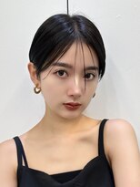 アマトウキョウ 表参道(AMA TOKYO)&nbsp;斜めバング、小顔ショート、前髪パーマ