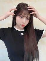アンククロス 青山店(ANKH CROSS) 韓国風/シースルーバング/ストレートロング