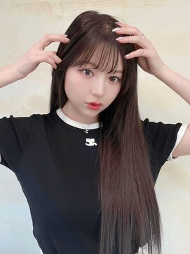 アンククロス 青山店(ANKH CROSS) 韓国風/シースルーバング/ストレートロング