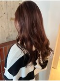 ピンクベージュ　ベージュブラウン　髪質改善　丸の内　MISAKI