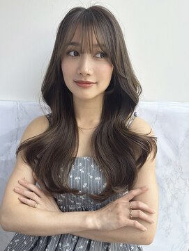 エニー 栄(Any) 韓国レイヤー×オリーブグレージュ