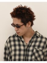 ユイツ&nbsp;スパイキーショート×オレンジ×ブラウン