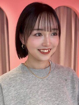 ロンドリメゾン 原宿(Lond re Maison.) オリーブグレー/ショートボブ/ココアベージュ/黒髪/小顔/原宿