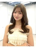 韓国くびれロング レイヤーオルチャン小顔前髪 艶髪