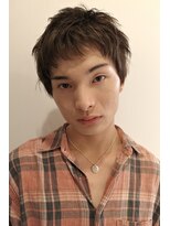 ブルートマト(BLUE TOMATO)&nbsp;カラー学割U24スパイキーショートマレットウルフピンパーマ